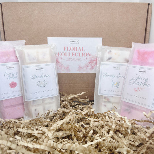 Floral Collection Wax Melt Bundle | 4 Snap Bars