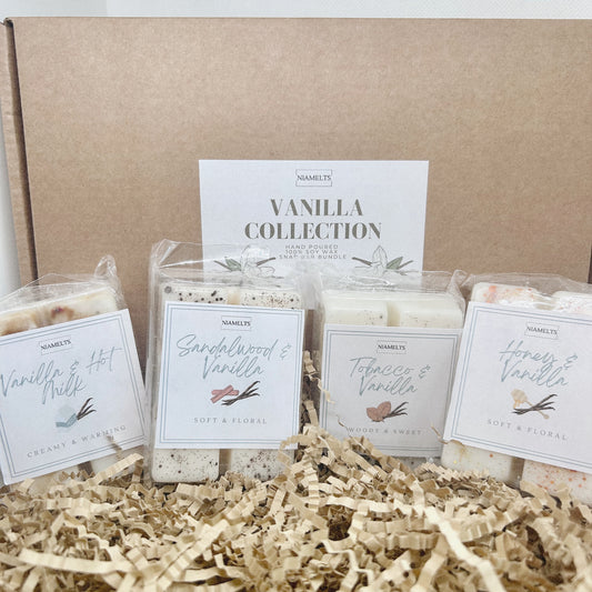 Vanilla Collection Wax Melt Bundle | 4 Snap Bars