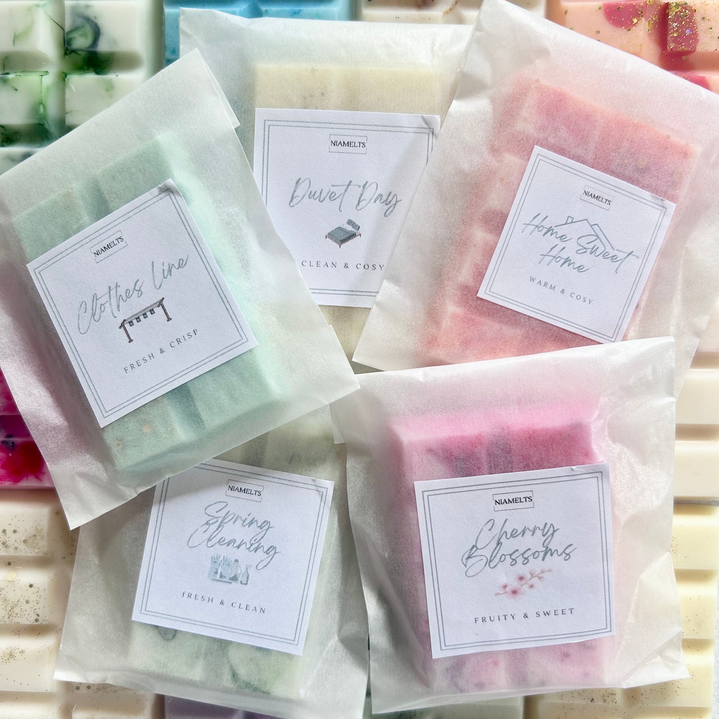 Mini Soy Wax Snap Bars